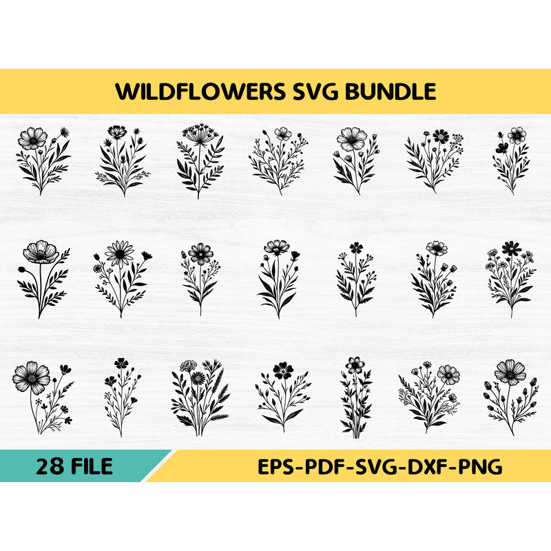 Wildflowers Svg 0