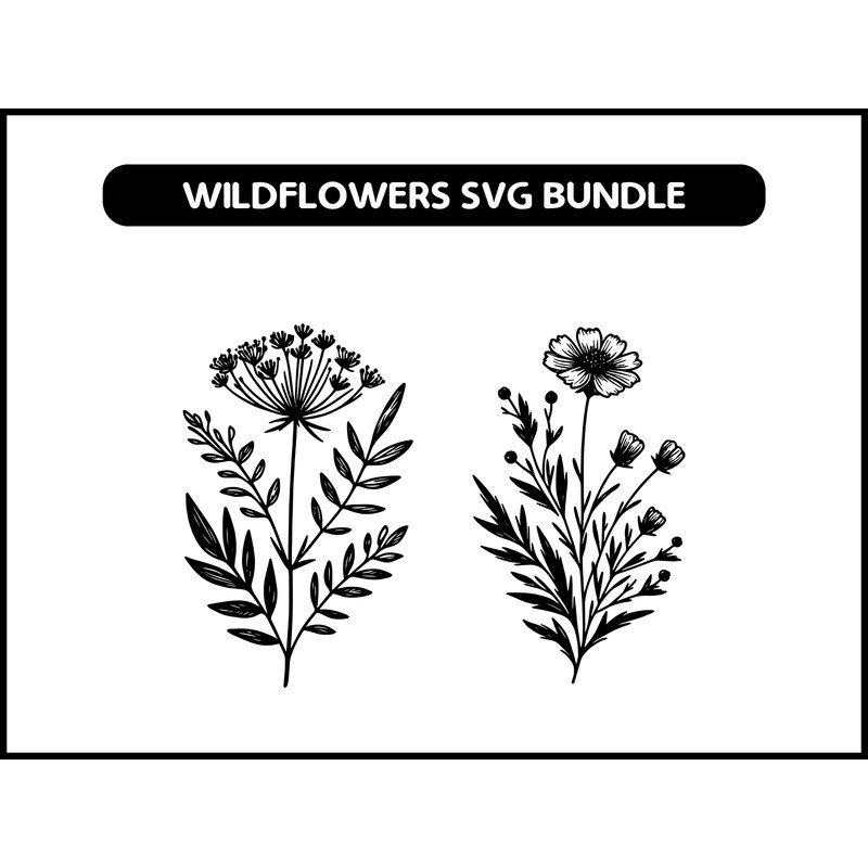 Wildflowers Svg 2