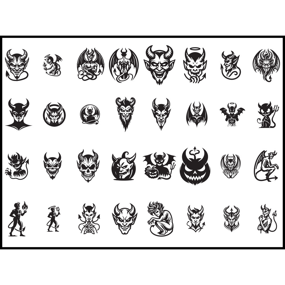 Devil Charaete SVg Bundle 1