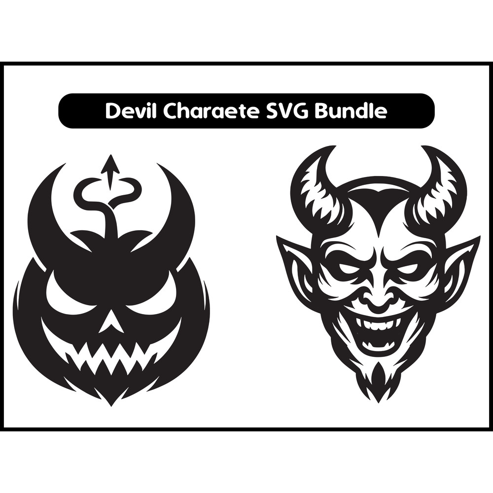 Devil Charaete SVg Bundle 2