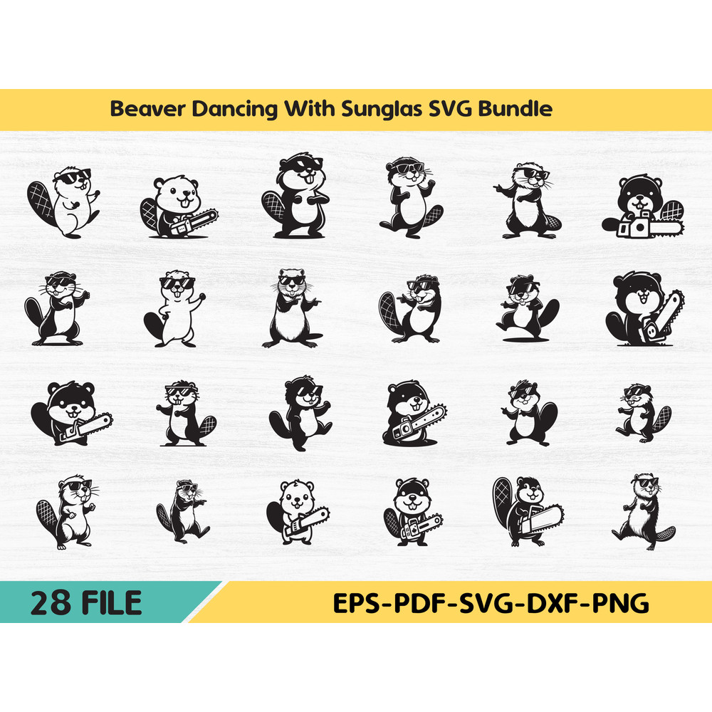 Beaver Dancing Sunglasses 0