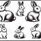 Rabbit Svg Bundle 1