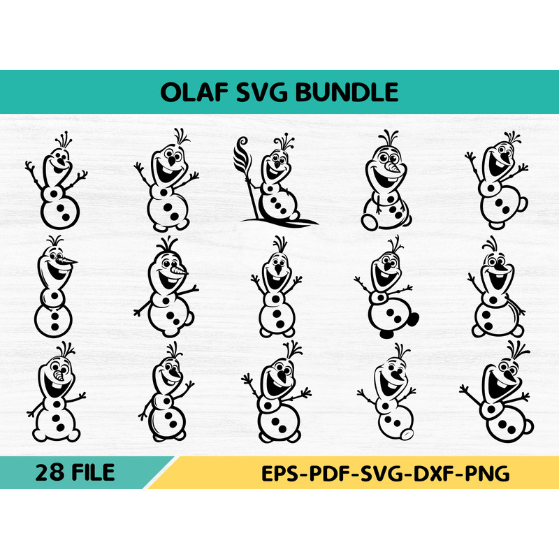 Olaf SVG Bundle 0