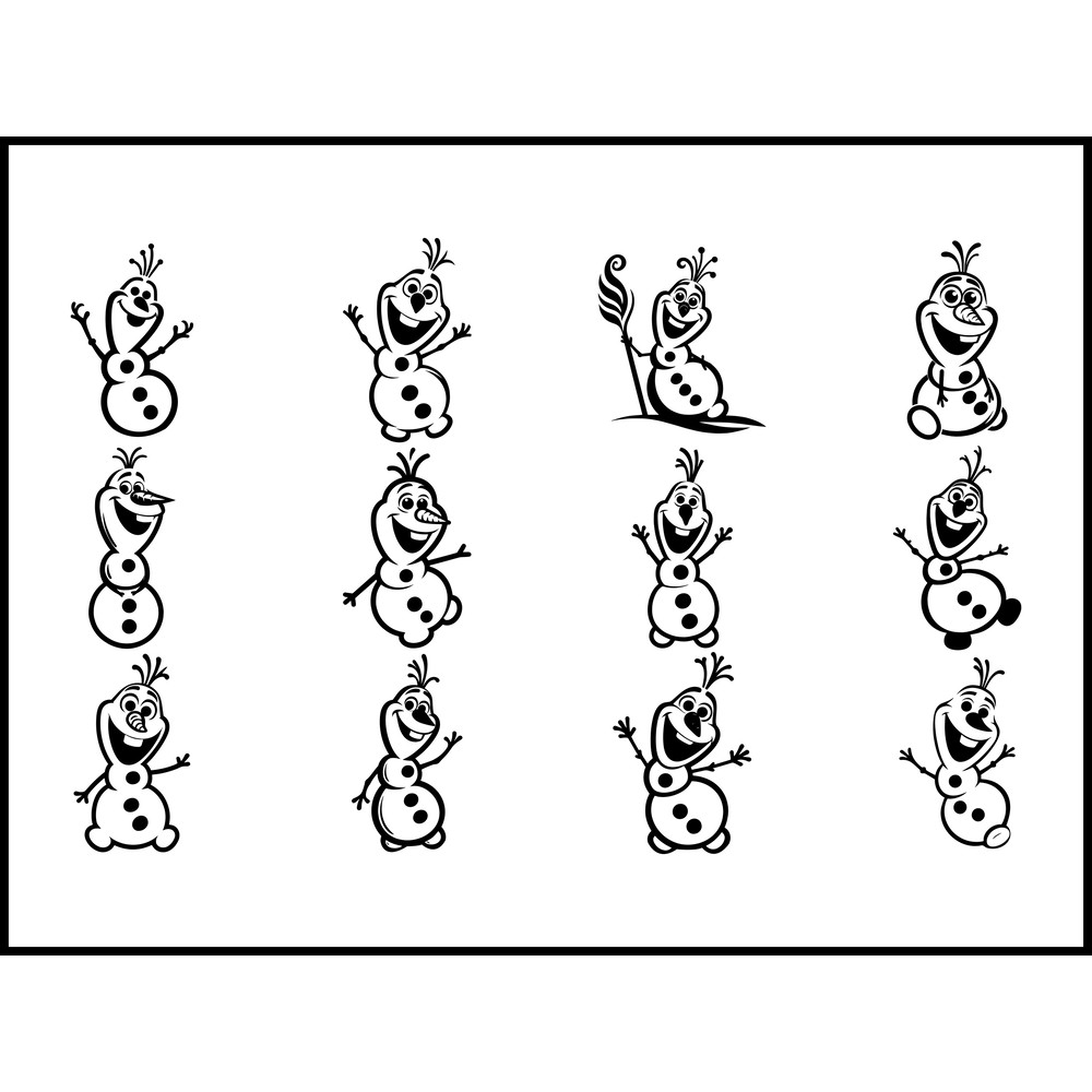 Olaf SVG Bundle 1