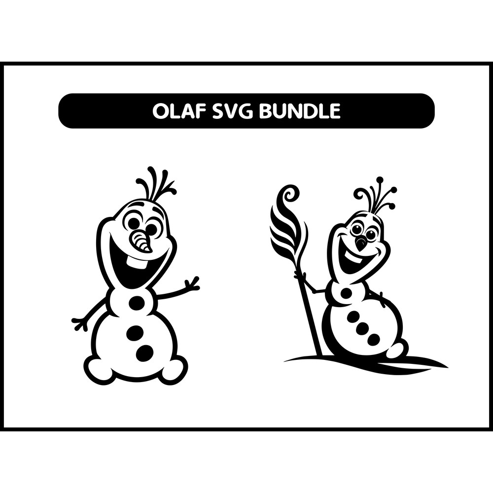 Olaf SVG Bundle 2