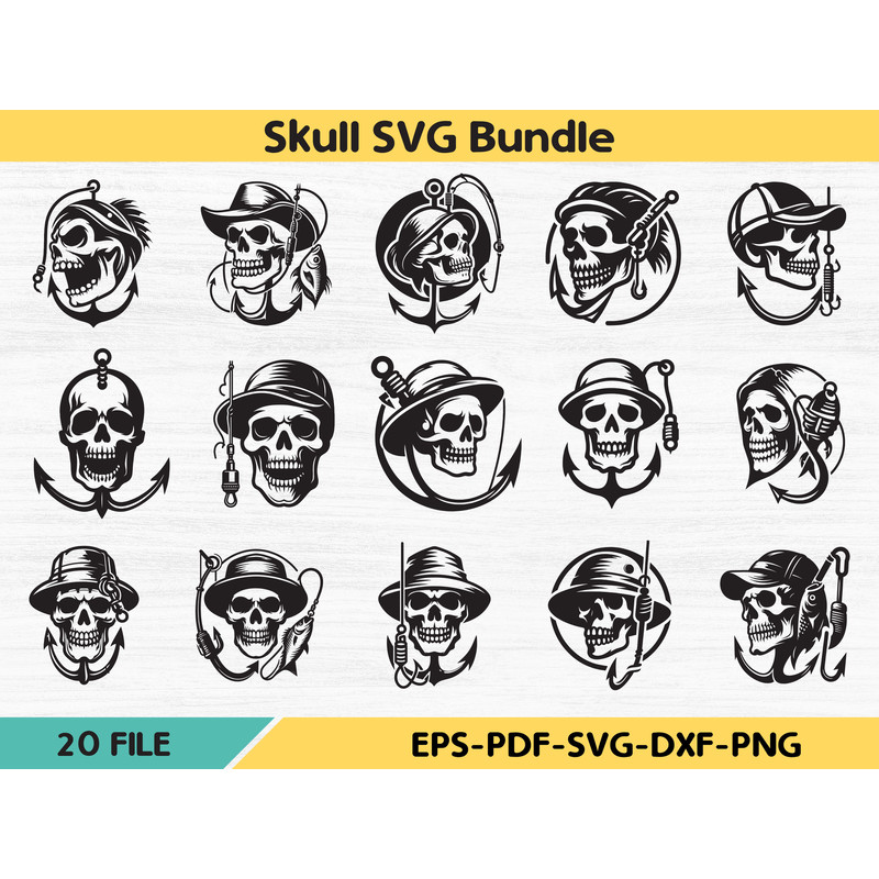 Skull SVG Bundle 0