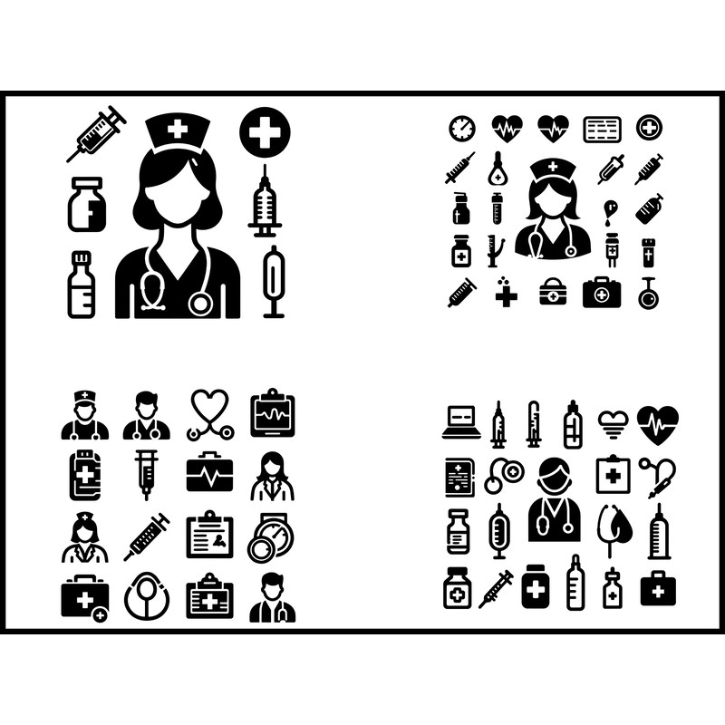 Medical Icons Svg Bundle 1