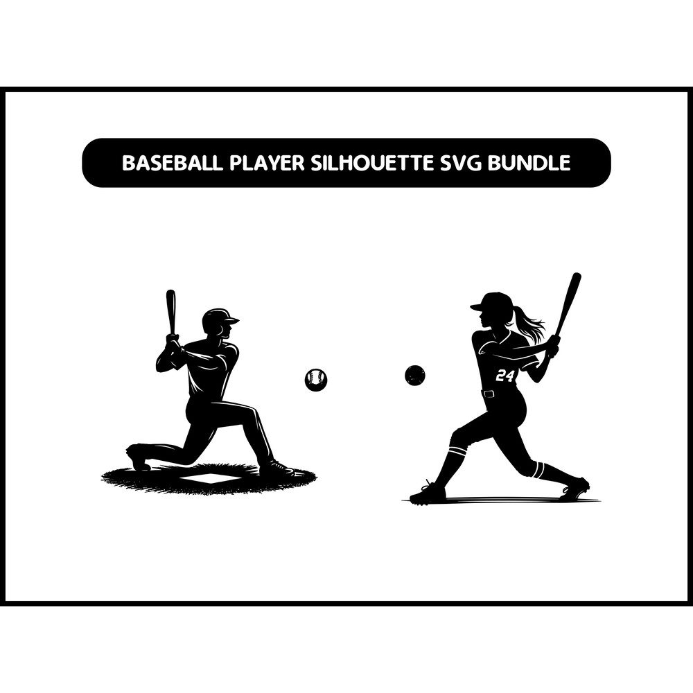 Baseball Player Silhouette Svg 2