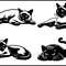 Burmese Cat Sideways Sprawl Svg Bundle 0