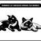 Burmese Cat Sideways Sprawl Svg Bundle 2