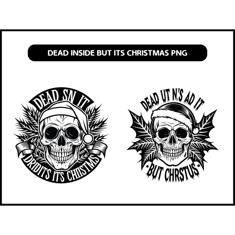 Dead Inside But Its Christmas SVG Bundle 2