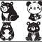 Bear Svg Bundle 1