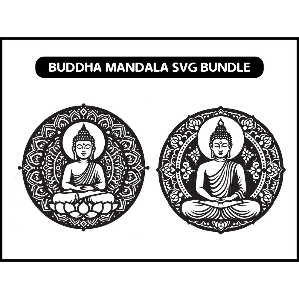 Buddha Mandala Svg Bundle 2