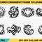 Flourish Ornament Frame Svg 0