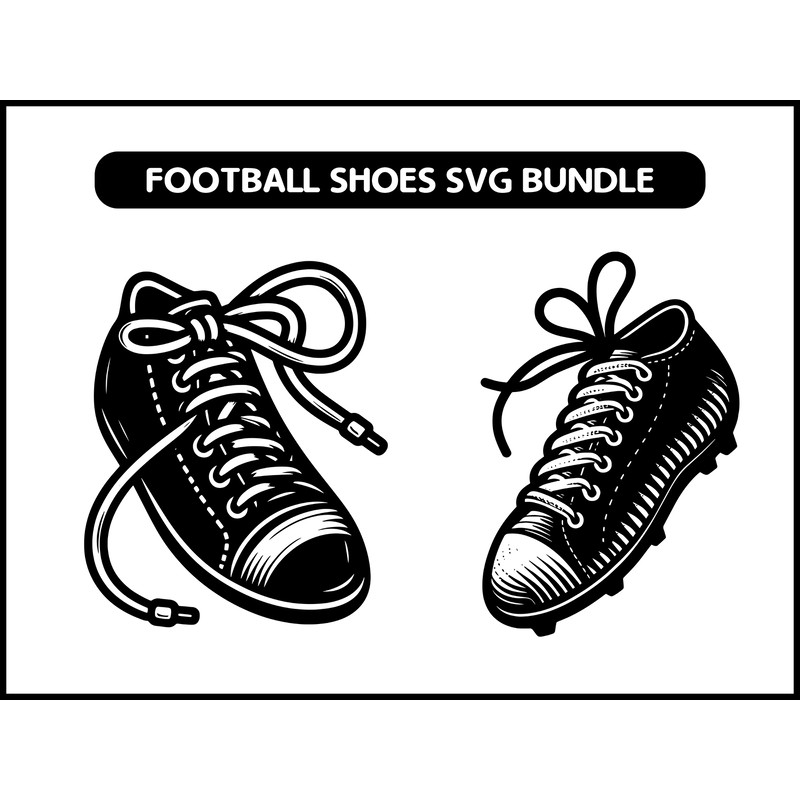 Football Shoes Svg Bundle 2