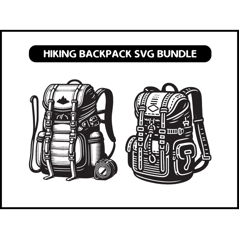 HIKING BACKPACK Svg 2