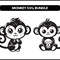 Monkey Svg Bundle 2