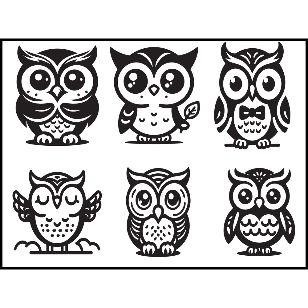 Owl Svg Bundle 1