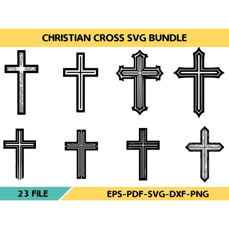 Christian Cross Svg 0