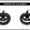 Pumpkin Face Svg Bundle 2