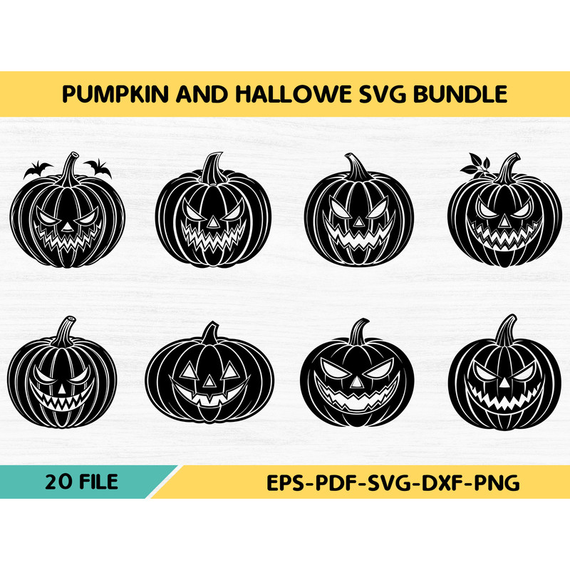 Pumpkin And Hallowe Svg Bundle 0