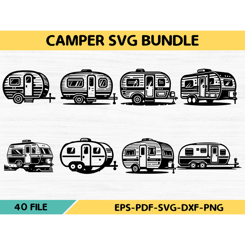 Camper SVG Bundle 0