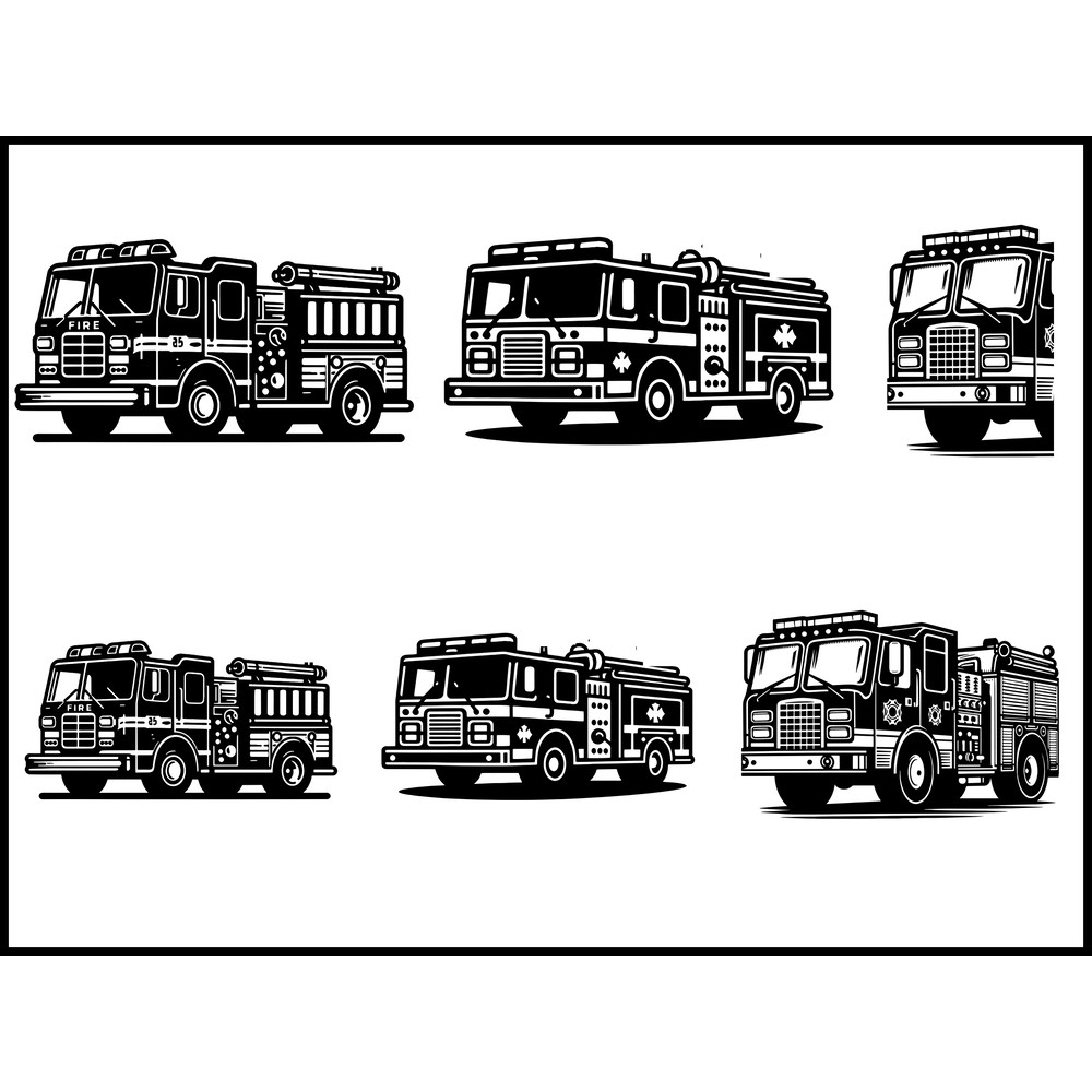 Fire Truck Svg 1