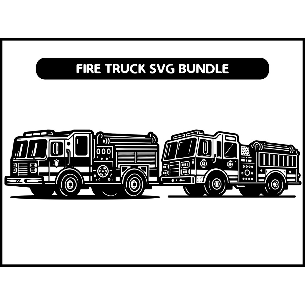 Fire Truck Svg 2