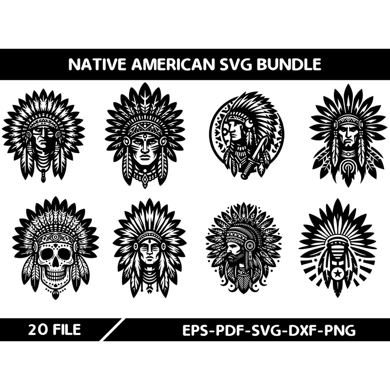 Native American Svg Bundle 0