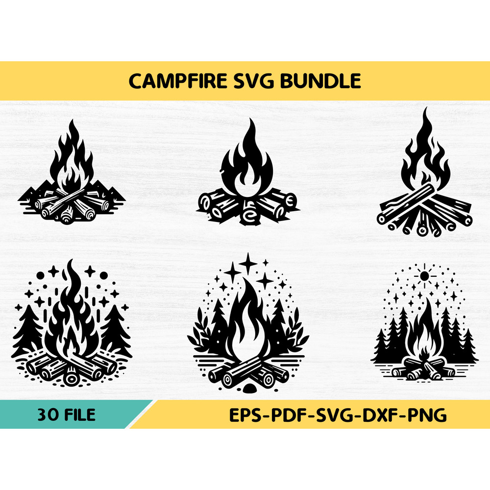 Campfire SVG Bundle 0