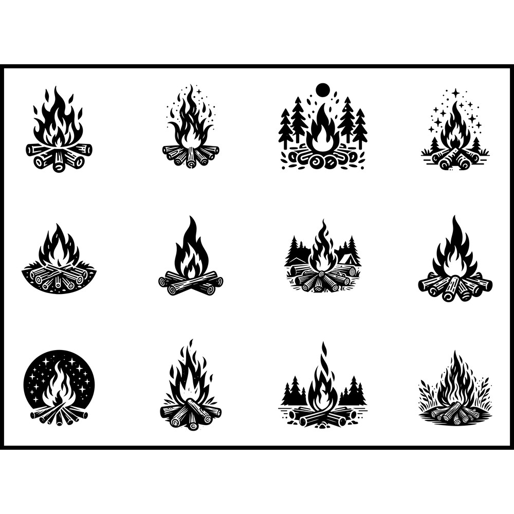 Campfire SVG Bundle 1