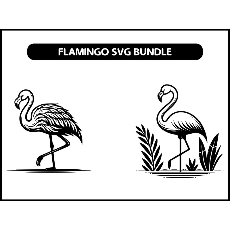 Flamingo SVG Bundle 2