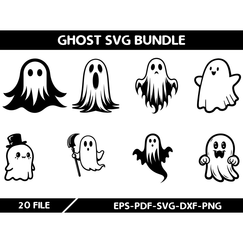 Ghost Svg Bundle 0
