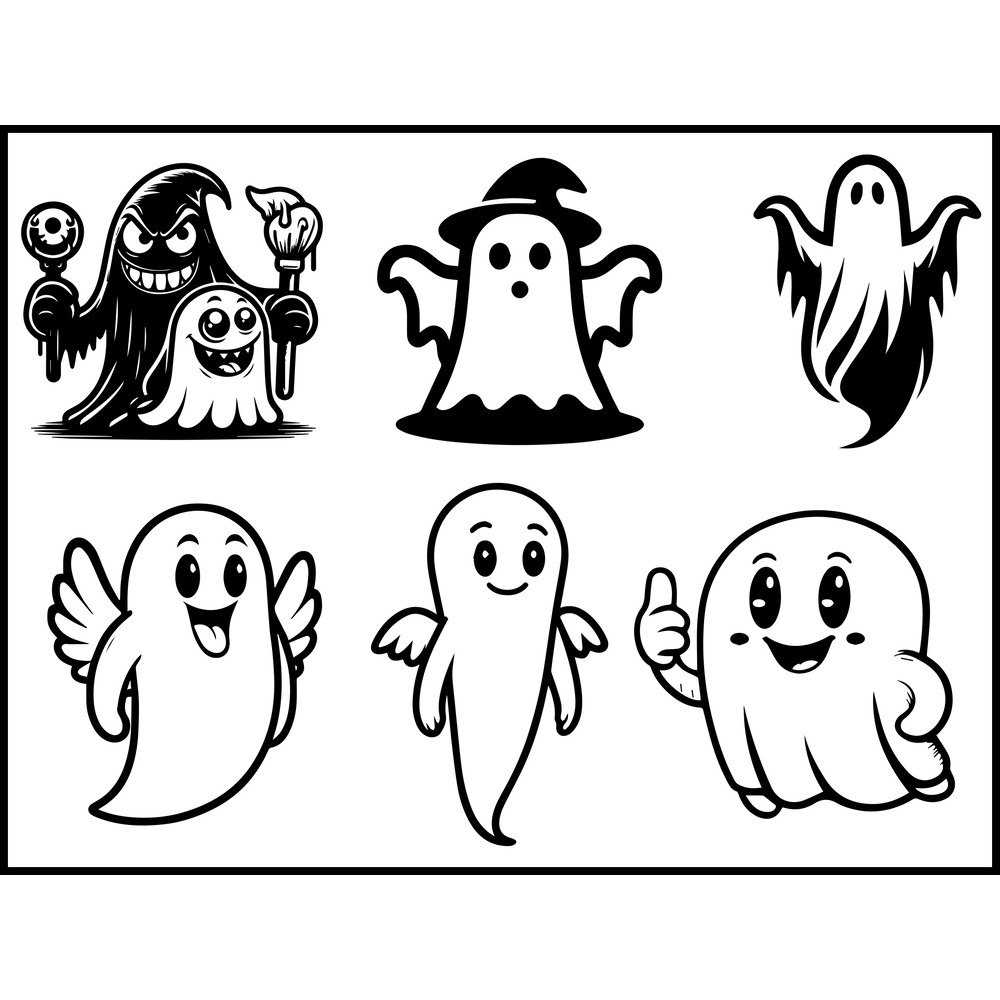 Ghost Svg Bundle 1