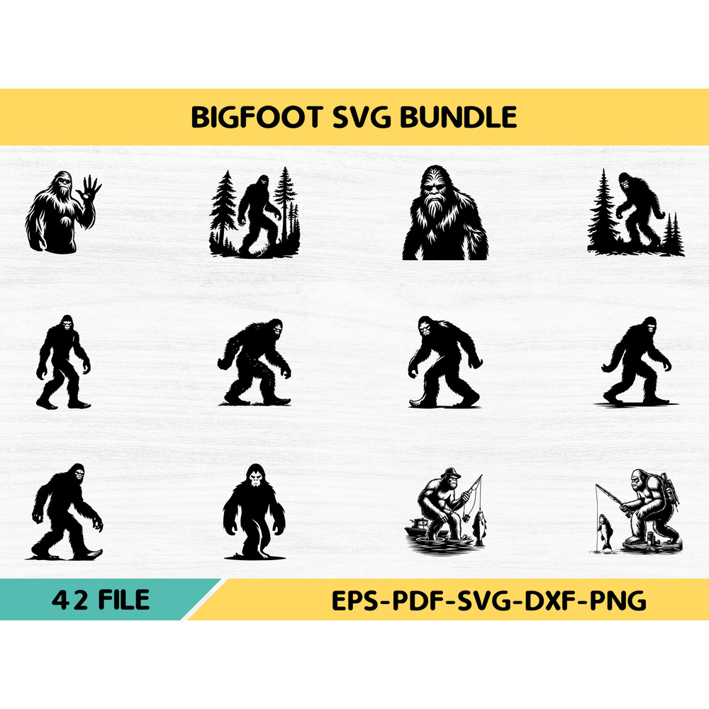 Bigfoot SVG Bundle 0