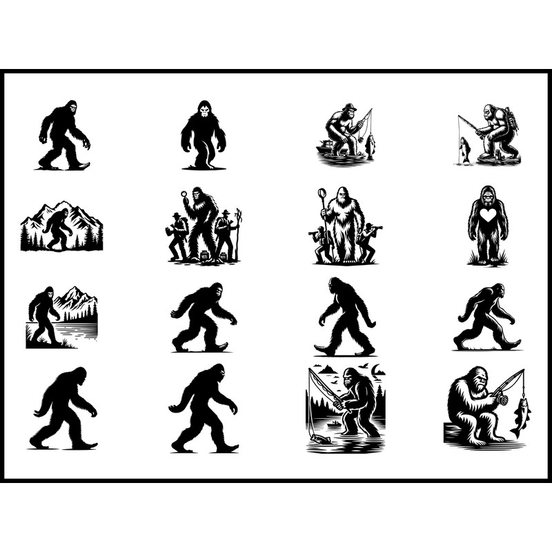 Bigfoot SVG Bundle 1