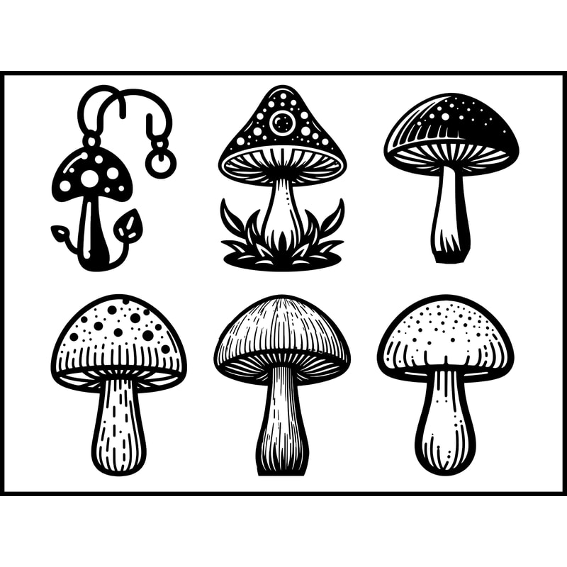 Mushroom Svg Bundle 1