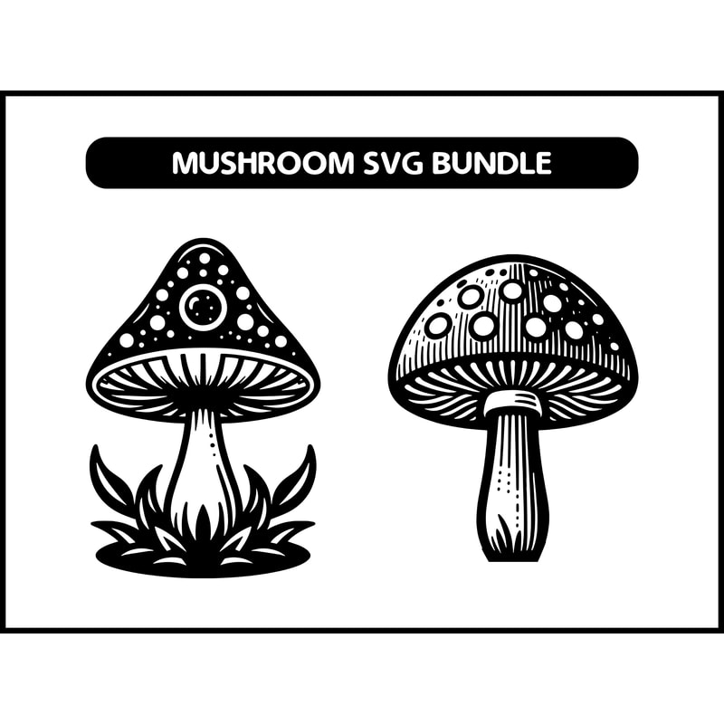 Mushroom Svg Bundle 2