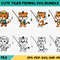 Cute Tiger Fishing Svg Bundle 0