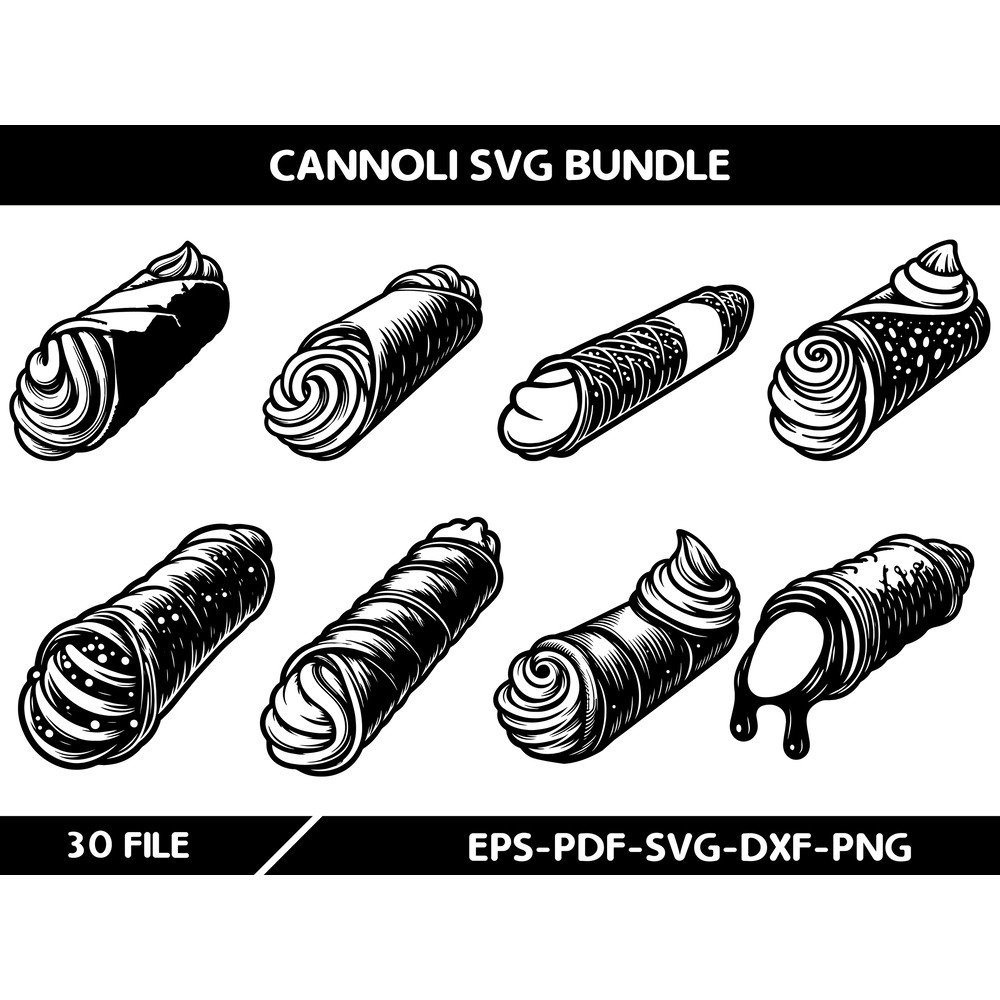 Cannoli Svg Bundle 0