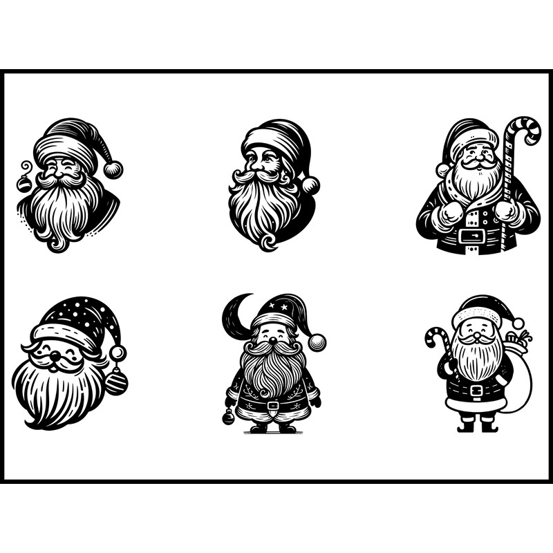 Santa Claus Svg Bundle 1
