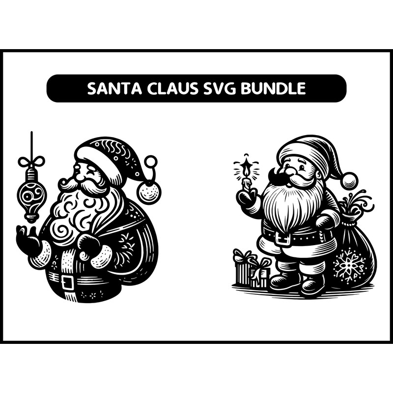 Santa Claus Svg Bundle 2