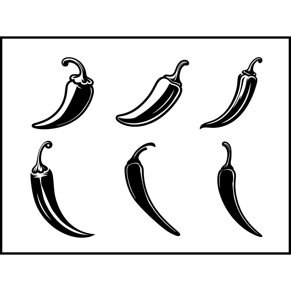 CHILI PEPPER SVG Bundle 1