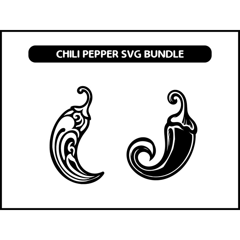 CHILI PEPPER SVG Bundle 2