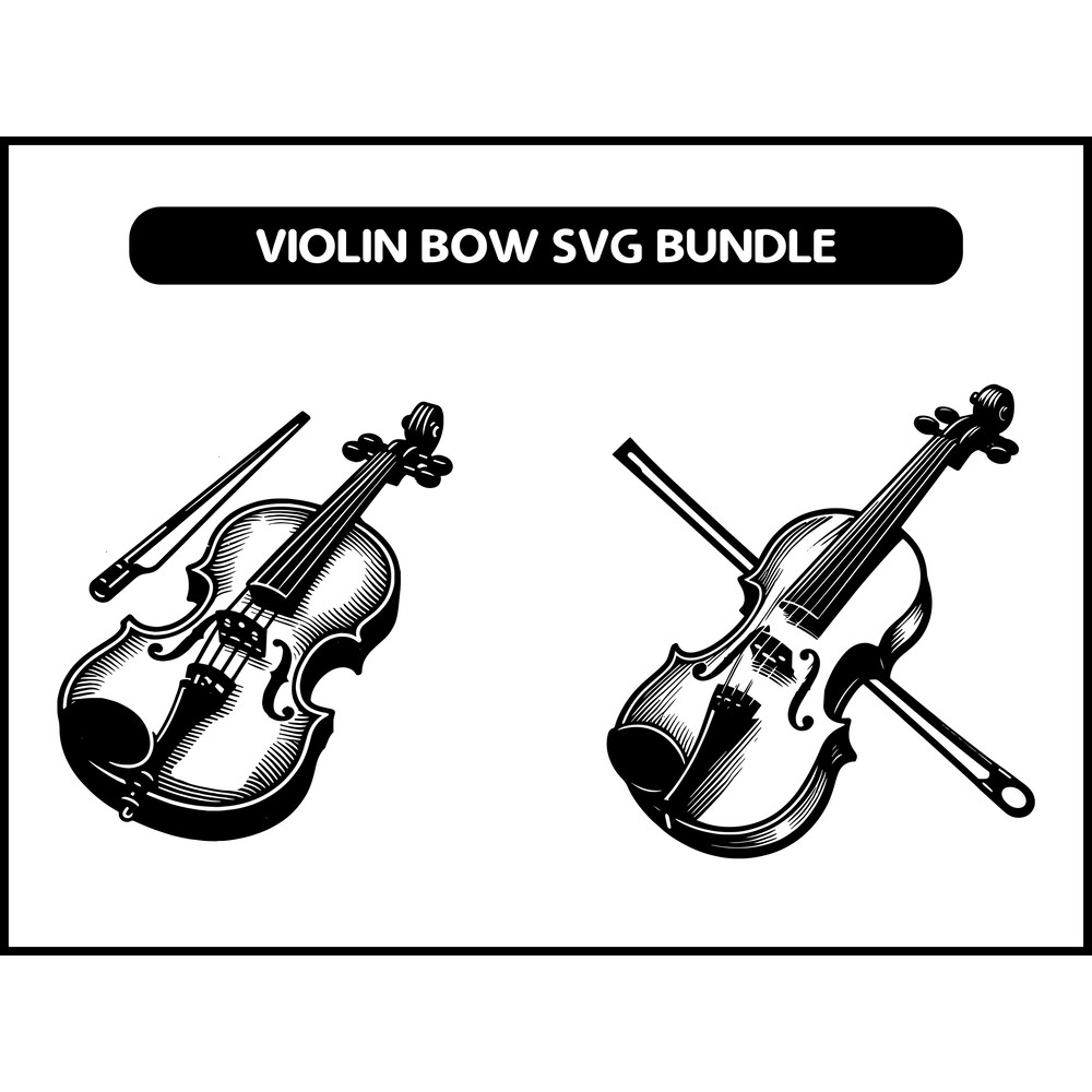 Violin Bow Svg Bundle 2