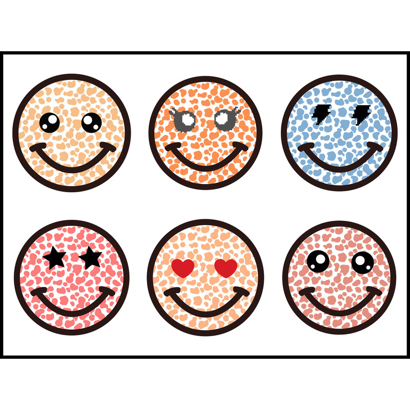 Leopard Smiley SVG Bundle 1