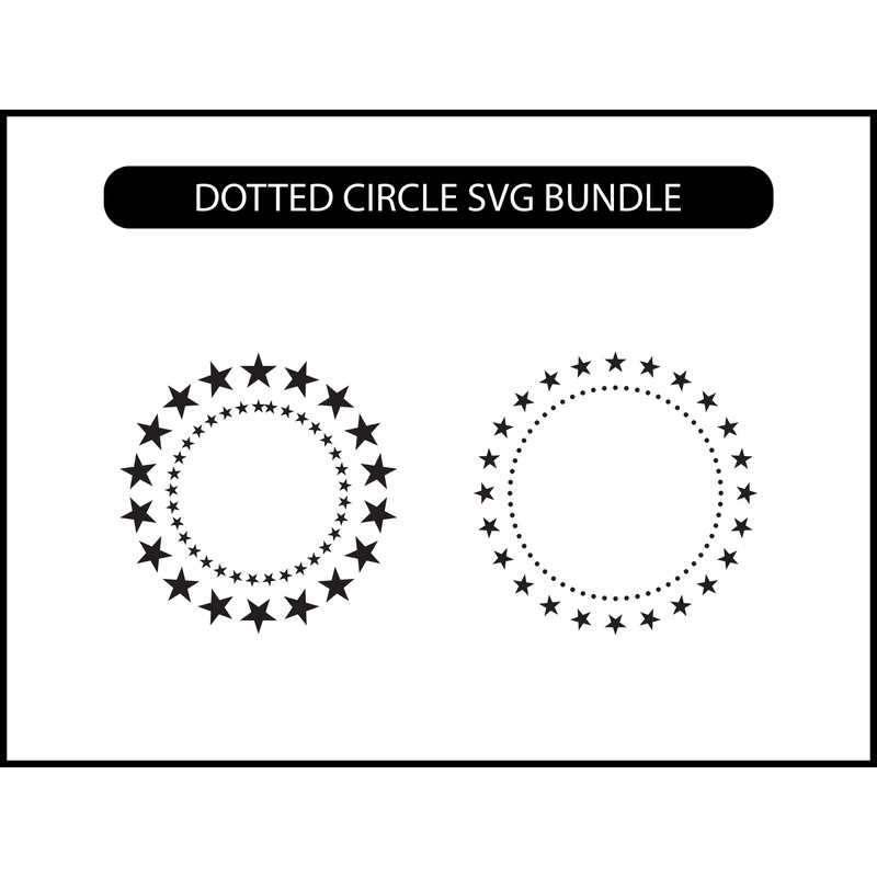 DOTTED CIRCLE SVG Bundle 2