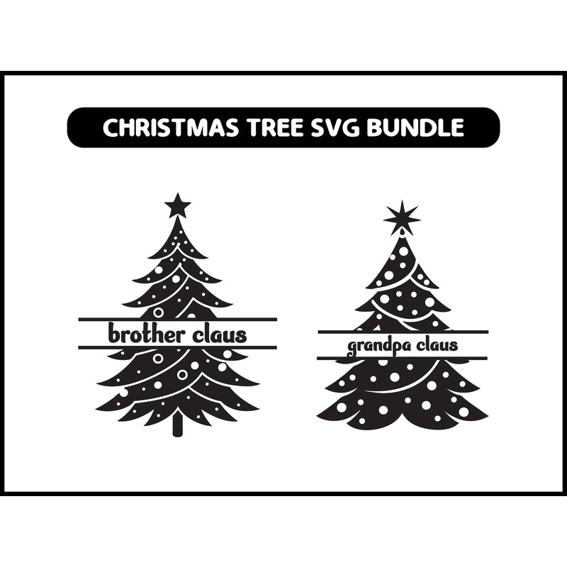 Christmas Tree SVG Bundle 2