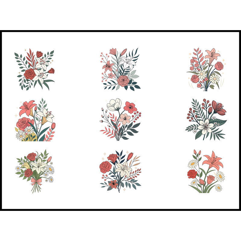 Floral Svg Bundle 1