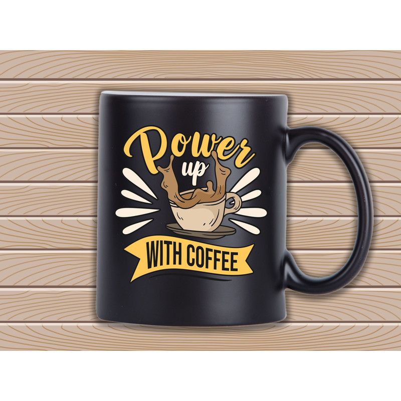 Vintage Typography Coffee Text T Shirt 2